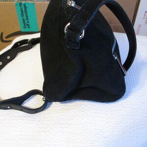 SHARIF Vintage Leather Suede Dark Chocolate Brown Crossbody/Shoulder Bag